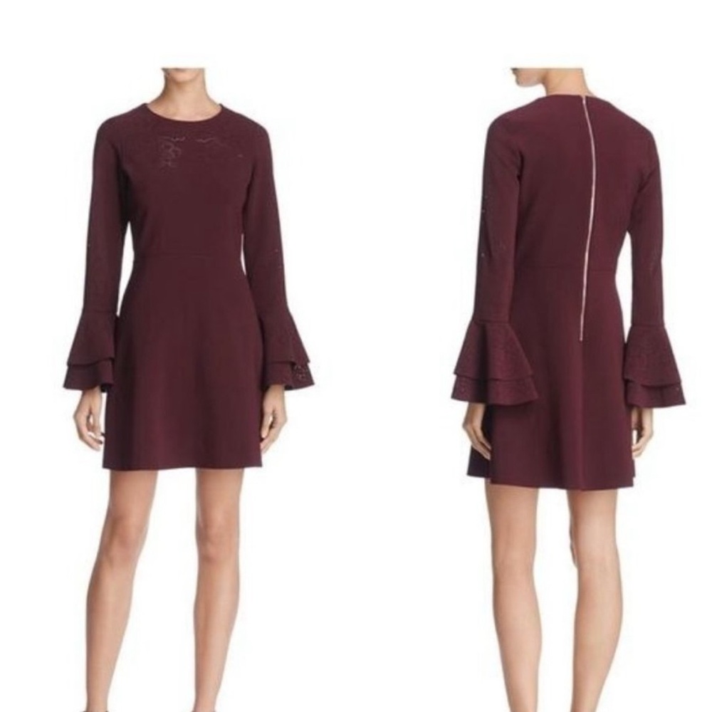 Parker Bell sleeve cocktail dress size 4